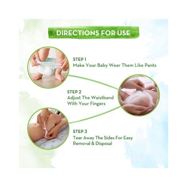 Mamaearth Plant-Based Diaper Pants for Babies - 12-17 kg (Size XL - Diapers) 30's - Diapers & Wipes