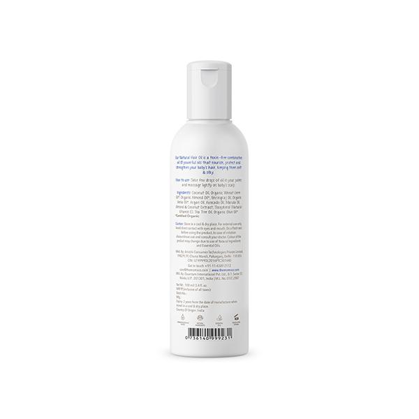 The Mom's Co. Natural Hair Oil with Argan, Marula and Organic Amla Oils 100ml - Creams, Lotions & Oils