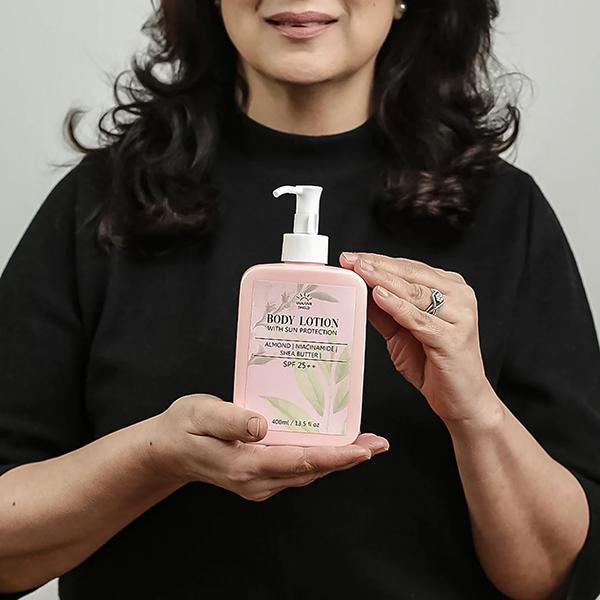 House of Beauty Deep Moisture Body Lotion with Sunscreen SPF 25+ with Niacin & Shea Butter 400ml - Body Sunscreen