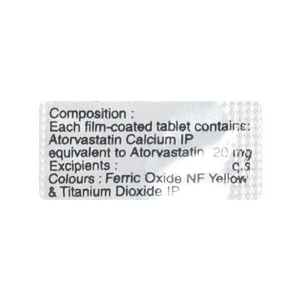 Atchol 20mg Tablet 10'S - High Cholesterol-Dys