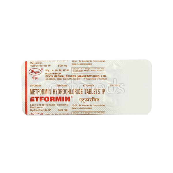 Etformin Tablet 10'S - Diabetes-Ant
