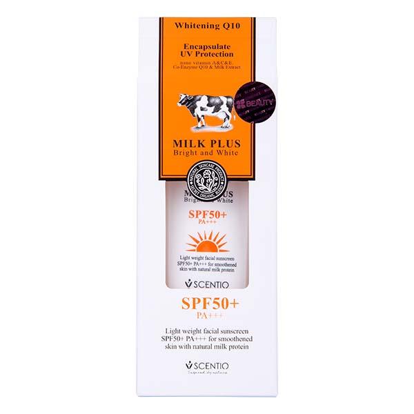 Scentio Milk Plus Organic Encapsulate UV Protection SPF50+ PA+++ 30 ml