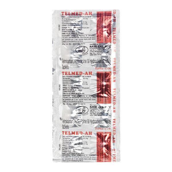 Telmed AH 40mg Tablet 10'S - Hypertension-Ana