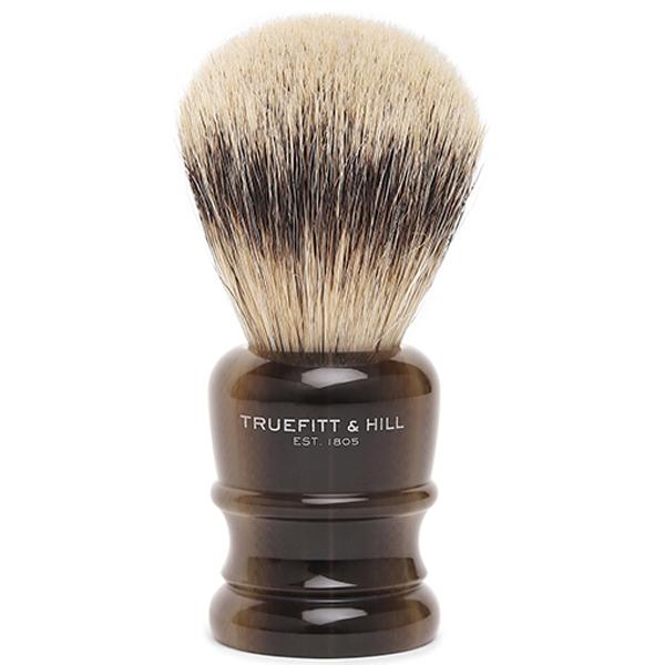 Truefitt and Hill Faux Horn Super Handmade Shaving Brush Wellington Luxury Essential Grooming Collection For Men 1's - Shaving Brushes