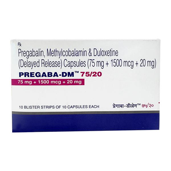 PREGABA DM 75/20 Capsule 10's