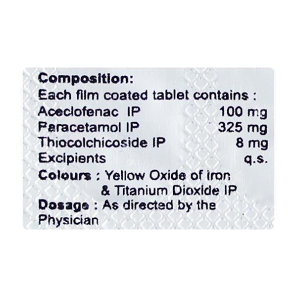 ANAFAST TH 8 Tablet 10's - Pain relief-Nsa