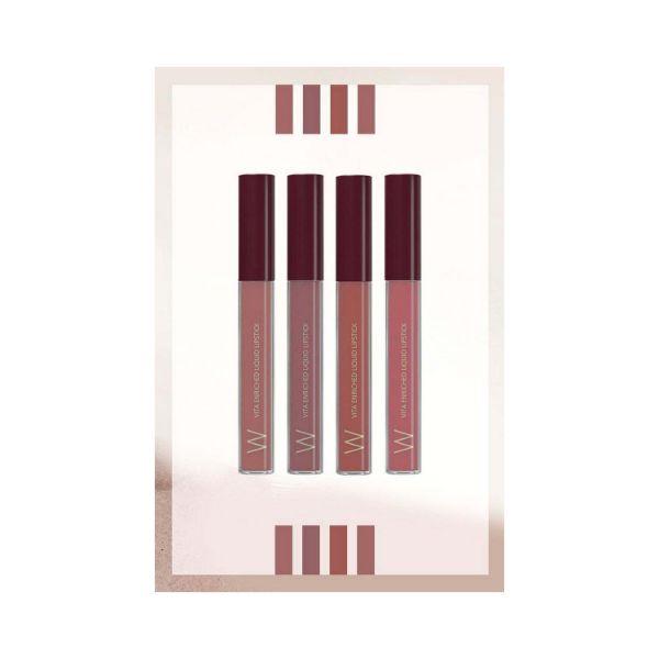 W Vita Enriched Liquid Lipstick Modesty 3 gm - Liquid Lipsticks