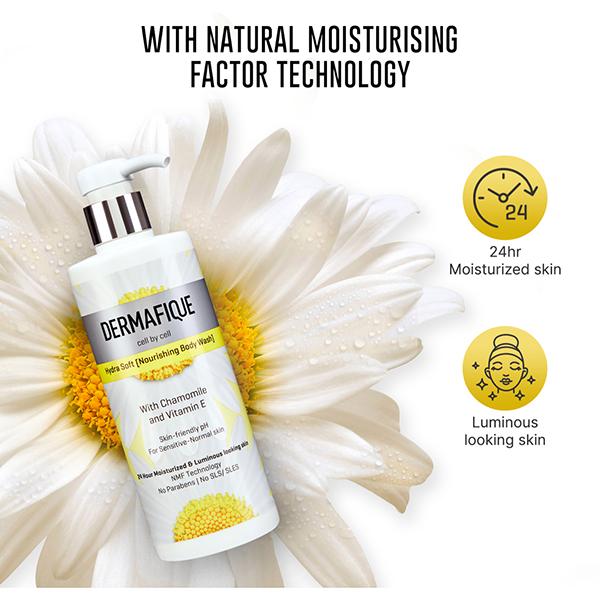 Dermafique Hydra Soft Nourishing Body Wash 500 ml - Shower Gels & Body Wash