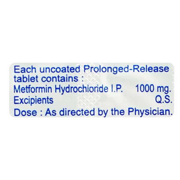 Forson SR 1000mg Tablet 10'S - Diabetes-Ant