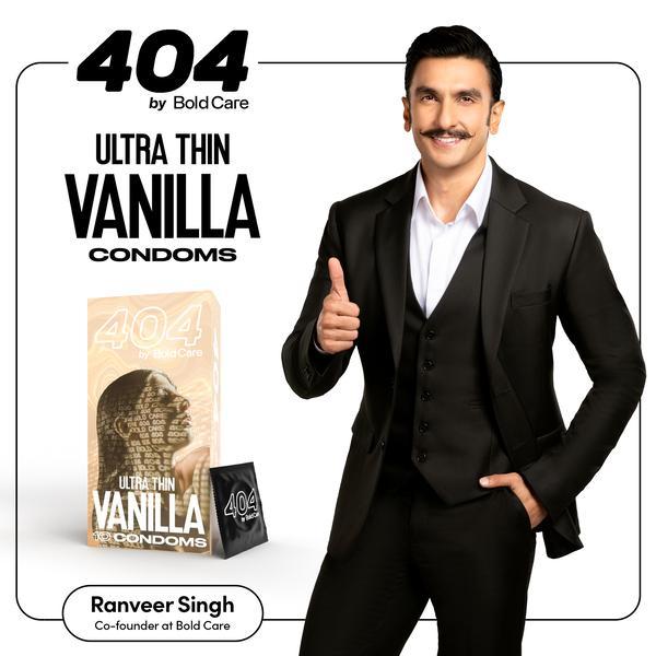 Bold Care 404 by Bold Care Ultra Thin - Vanilla Flavored Condoms (Pack of 3 x 10) - Plain/Flavoured Condoms
