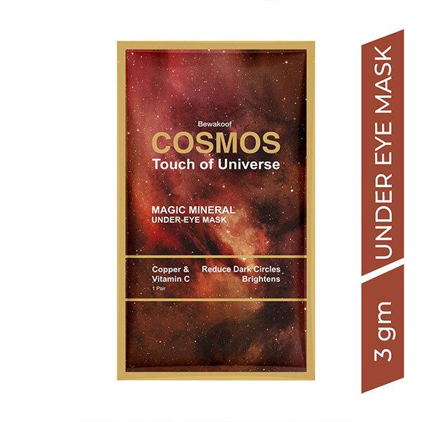 Netmeds | Cosmos by Bewakoof Dark Circles Magic Mineral Under Eye Mask Powered By Copper & Vitamin-C 3 gm