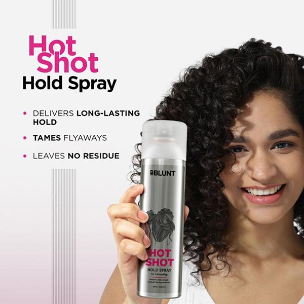 BBlunt Hot Shot Hold Spray for Hairstyling Instant Hold 300ml - Hair Sprays & Mists