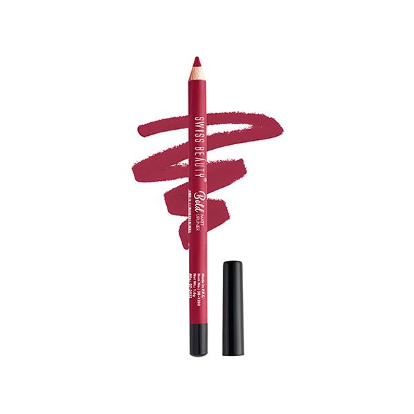 Netmeds | Swiss Beauty Bold Matt Lip Liner Shade-Perfect Maroon 1.6 gm
