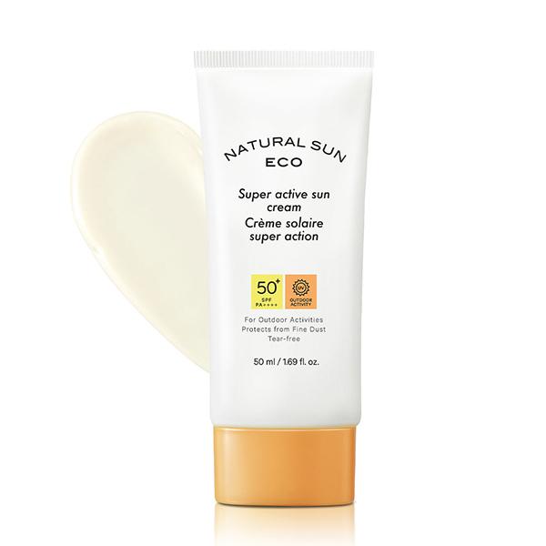 The Face Shop Naturalsun Eco Super Active Sun Cream 50 ml - Face Sunscreen