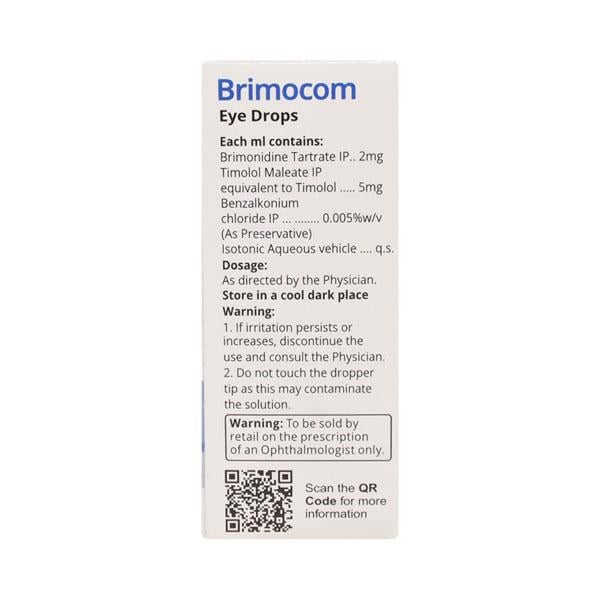 Brimocom Eye Drops 5ml - Glaucoma-Ant