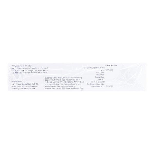 Lupride 11.25mg Injection(Depot) 1's - Cancer Oncology-Hor
