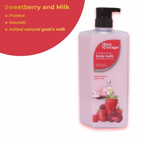 Skin Cottage Moist Body Bath (Sweetberry) 1000 ml