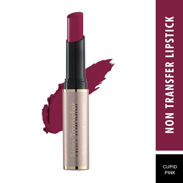Swiss Beauty Non Trasfer Water Proof Lipstick - (Cupid Pink) 3 gm - Lipsticks