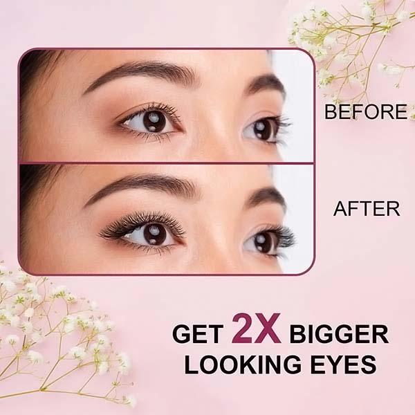 Bronson Professional False Eyelashes Set of 5 Pair 6D Long and Natural 207 Fake False Lashes 1's - Eyelashes