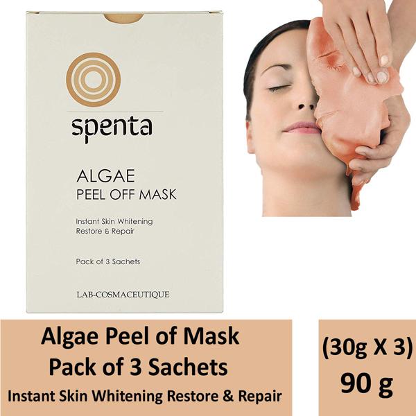 Spenta Algae Peel Off Mask (Pack of 3 x 30 gm) - Masks & Peels