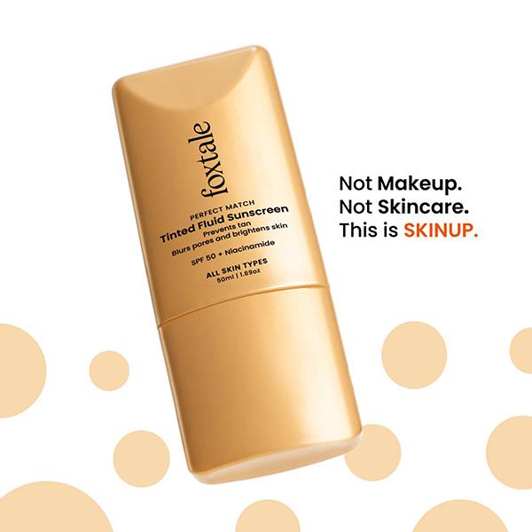 Foxtale Perfect Match Tinted Fluid Susncreen (Nude) 50 ml - Body Sunscreen