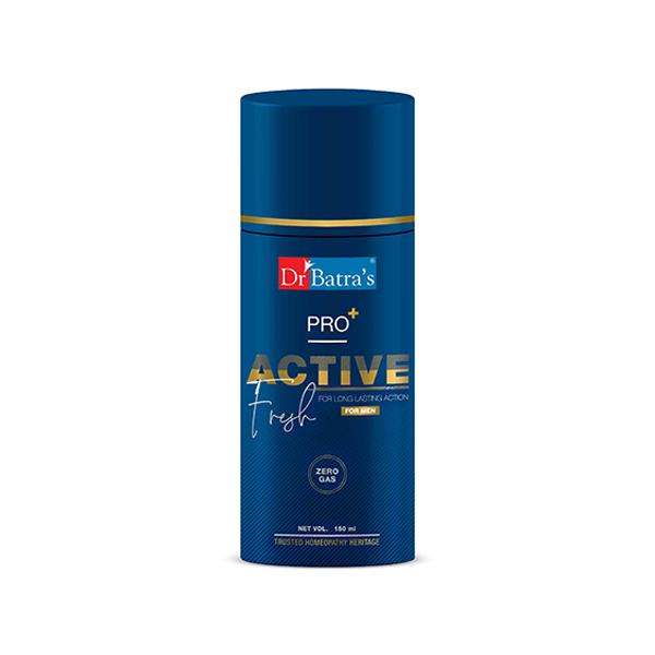 Netmeds | Dr Batras Pro+Active Fresh Deodrant for Lasting Fragrance 150 ml