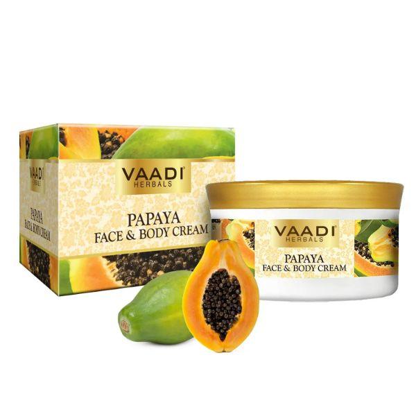 Netmeds | Vaadi Herbals Papaya Face & Body Cream 150 gm