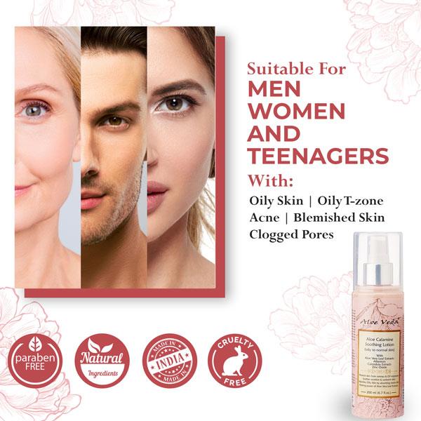 Aloe Veda Aloe Calamine Soothing Lotion 200 ml - Lotions & Creams