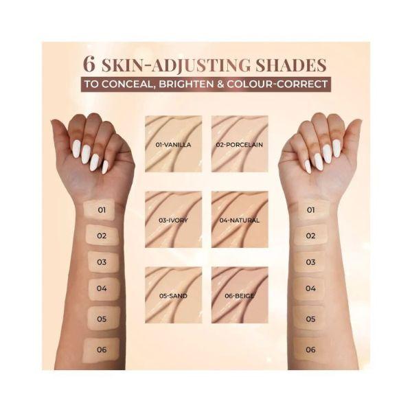 Just Herbs Spot Brightening And Correcting Full Coverage Face Make Up Concealer, Beige 6 ml - Concealer