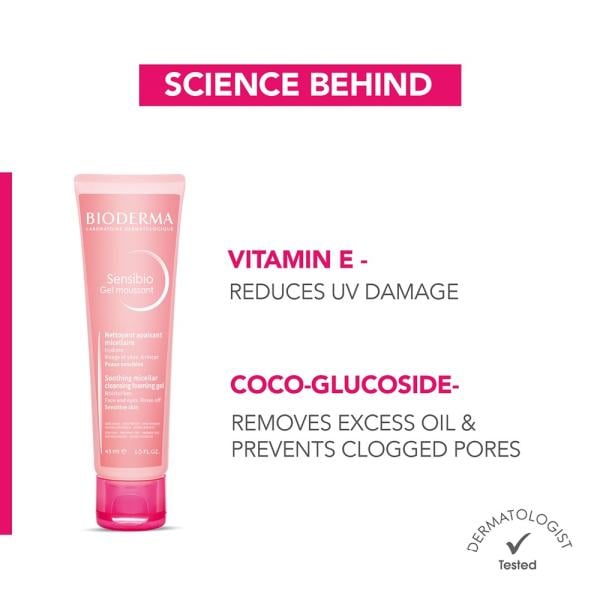 Bioderma Sensibio Gel Moussant Foaming Gel 45 ml - Face Gels