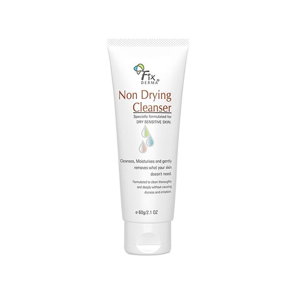 Fixderma Non Drying Cleanser, Gentle, Pore-Refining, Soap Free For Dry & Sensitive Skin (60gm )