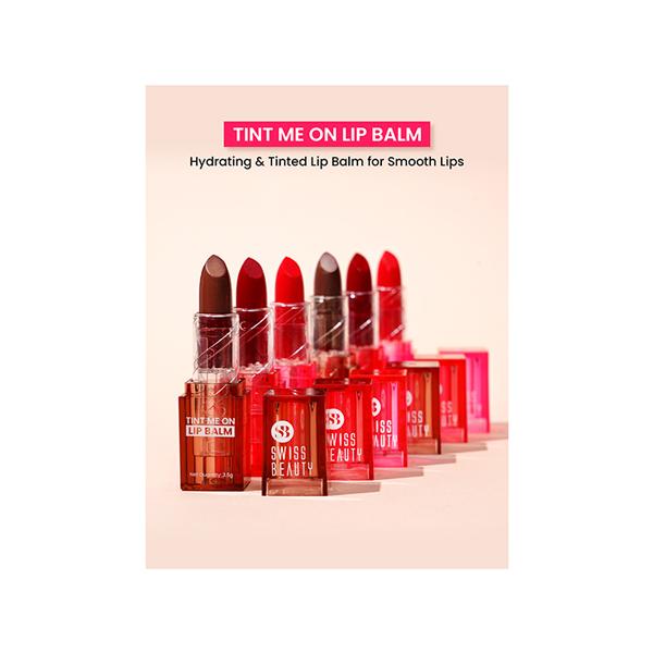 Swiss Beauty Tint Me On Lip Balm, Shade - Cupcake Pink 3.5 gm - Lip Balms