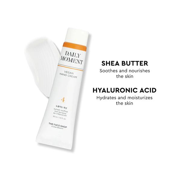 The Face Shop Daily Moment Vegan Hand Cream - Sunset Rooftop 30 ml - Hand Creams