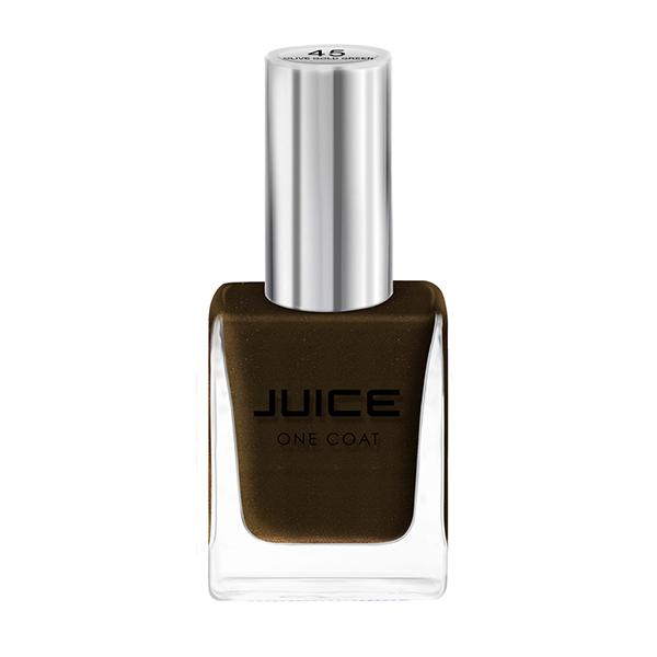 JUICE One Coat Long Lasting Quick Dry Chip Resistent Nail Polish OLIVE GOLD GREEN 45 11 ml - Nail Polish