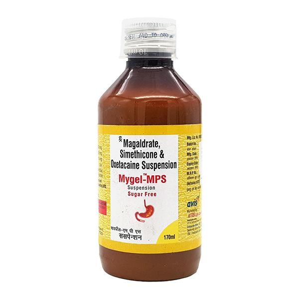 MYGEL MPS Suspension 170ml - Ulcer/Reflux/Flatulence-Aaa