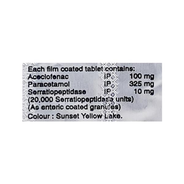 Iconac Spt Tablet 10'S - Pain relief-Ano