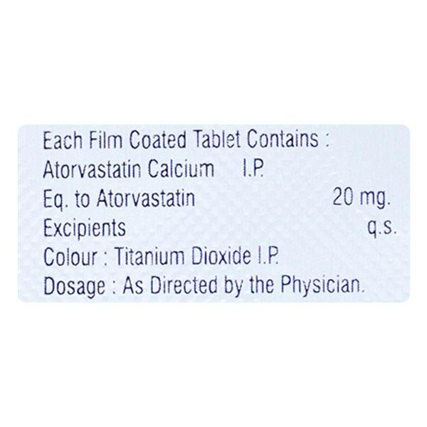 CORAVAS 20mg Tablet 10's - High Cholesterol-Dys