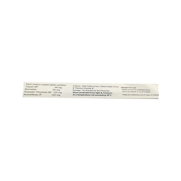 TOLPAZEN A Tablet 10's - Pain relief-Ant