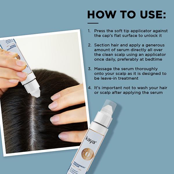 Kaya Regenerist Hair Serum For Regrowth Suitable For Men & Women 50 ml - Hair Serums