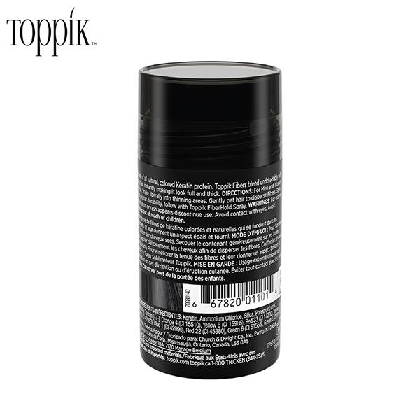 Toppik Hair Building Fibers - Black 12 gm - Hair Treatment