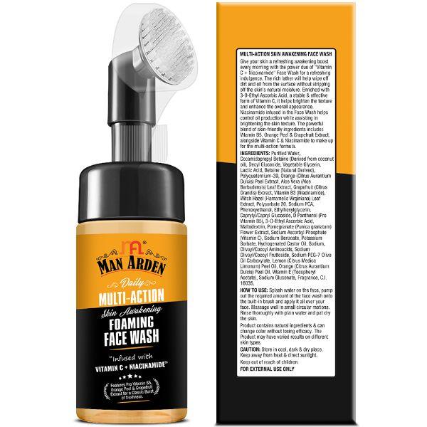 Man Arden Daily Multi Action Skin Awakening Foaming Face Wash 120 ml - Face Washes