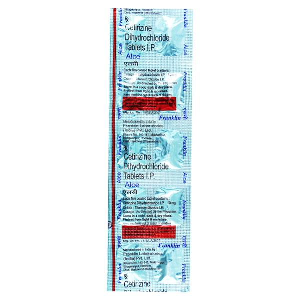 ALCE 10 Tablet 10's - Allergies-Ant