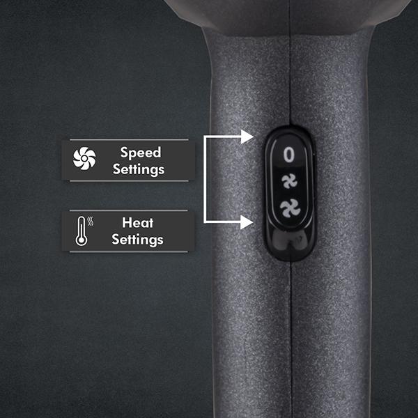VEGA Professional Mighty Mini 1000-1200W Hair Dryer for Men & Women with Heat/Speed Setting, VPVHD-06 1's - Hair Dryers