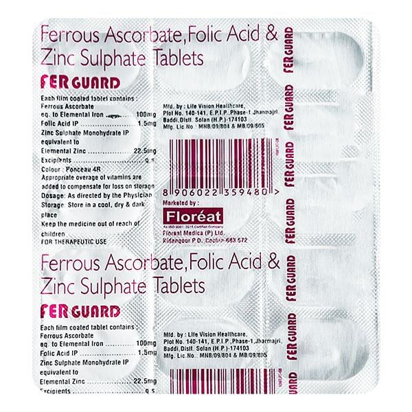 FER GUARD Tablet 15's - Iron Supplement/Anaemia-Vma