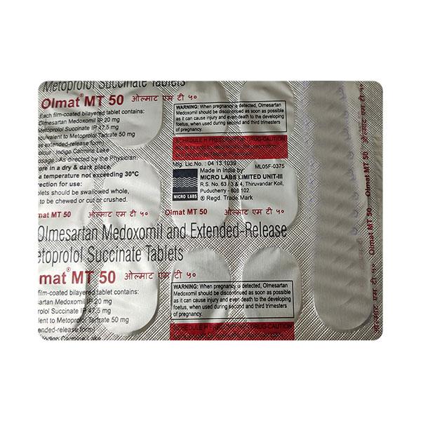 OLMAT MT 50 Tablet 15's