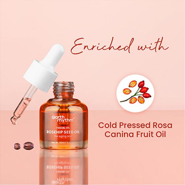Earth Rhythm Rosehip Seed Facial Oil 20 ml - Face Oils