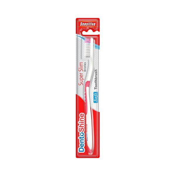 Dentoshine Super Slim Soft Toothbrush Pink 100 gm