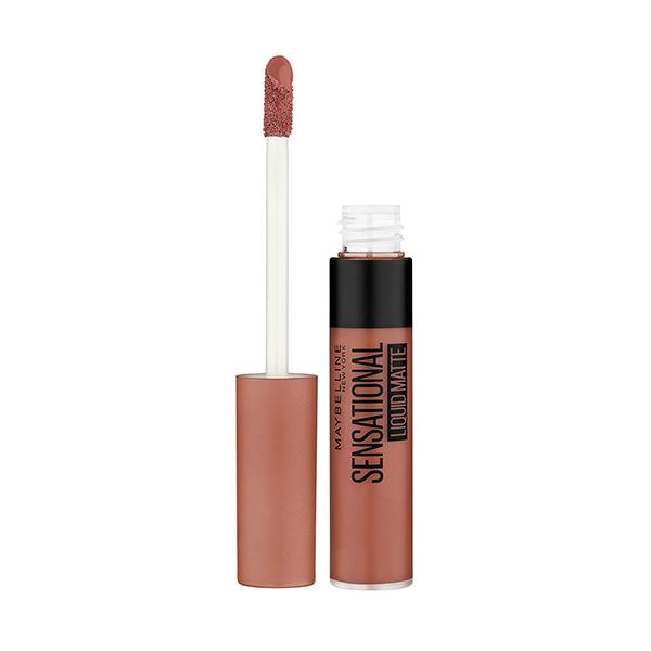 Maybelline New York Color Sensational Liquid Matte Lipstick, NU01 Bare It All 7ml - Lipsticks