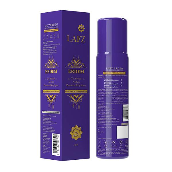 LAFZ erdem no alcohol no gas premium for men 120 ml - Men Deodorants/Roll-Ons