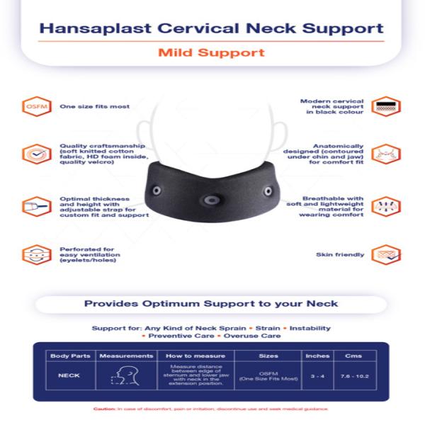 Netmeds | Hansaplast Active Cervical Neck Support (One Size Fits All) 1's